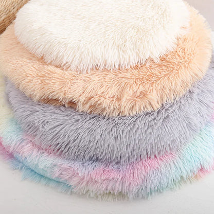 Soft Plush Round Cat Bed Mat