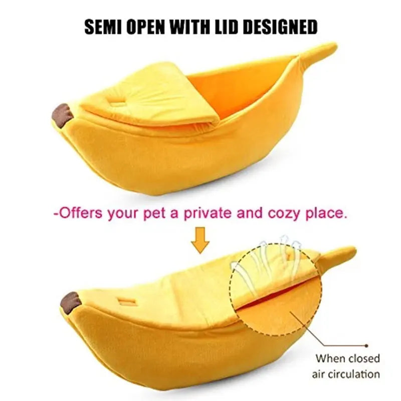 Banana Cat Bed