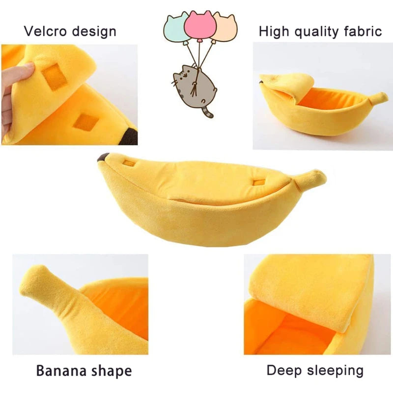 Banana Cat Bed