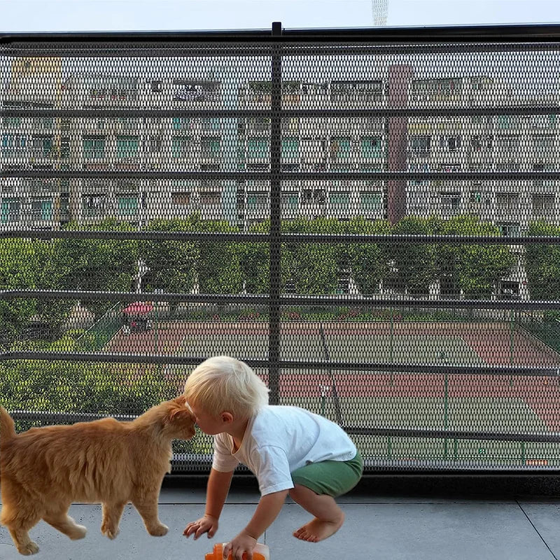 Folding Breathable Mesh Pet Gate