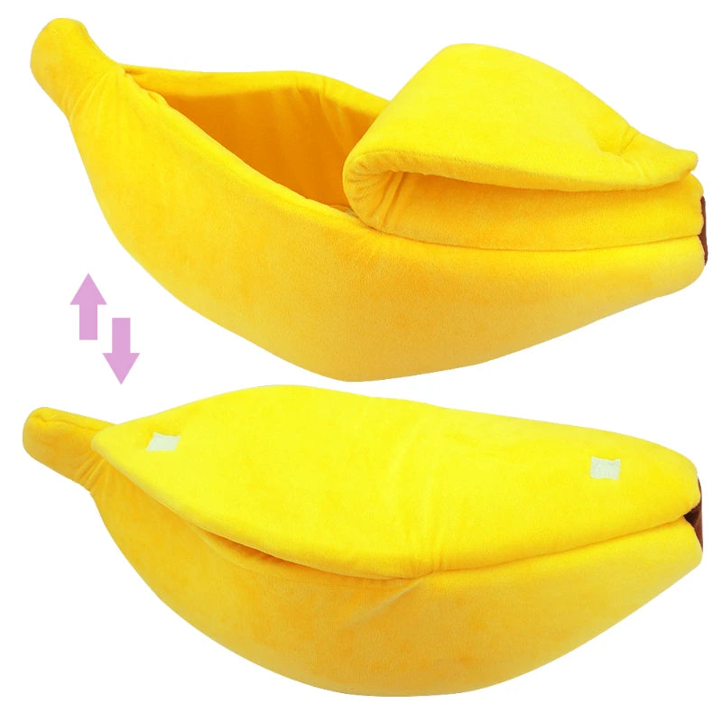 Banana Cat Bed