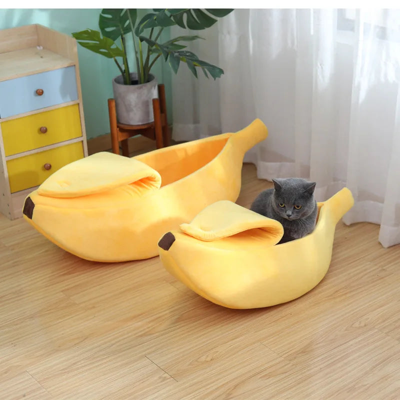 Banana Cat Bed