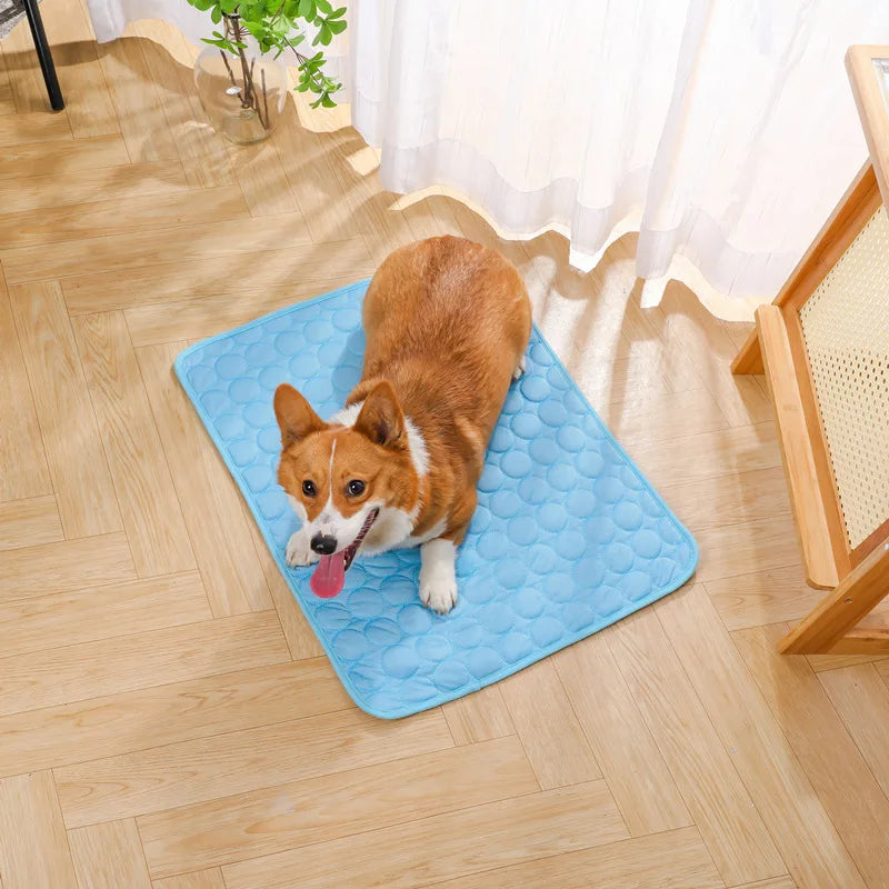 Ice Silk Pet Cooling Floor Mat