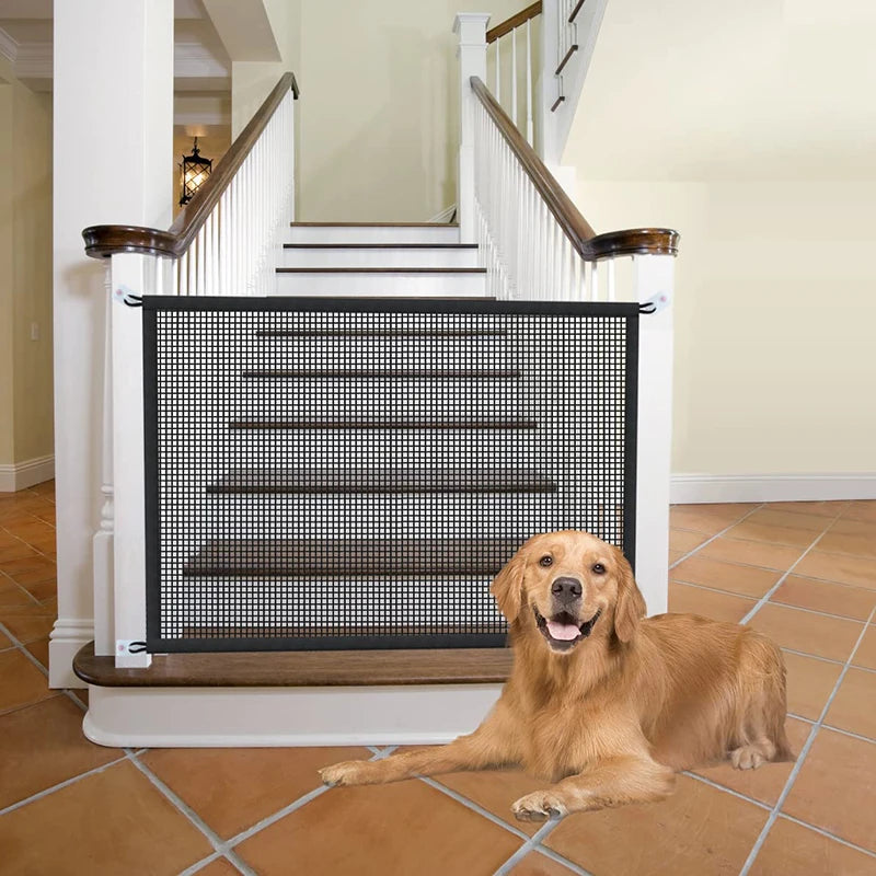 Folding Breathable Mesh Pet Gate