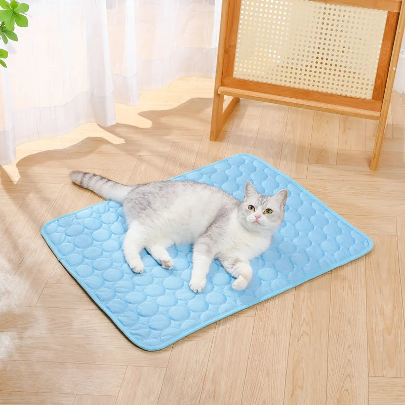 Ice Silk Pet Cooling Floor Mat